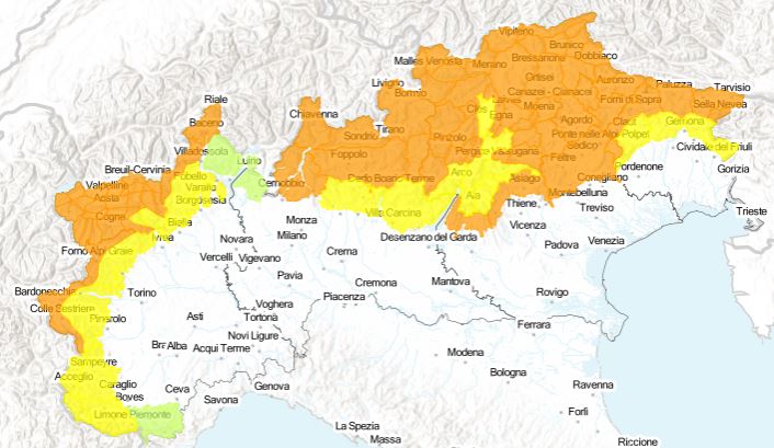 pericolo valanghe 27 dicembre