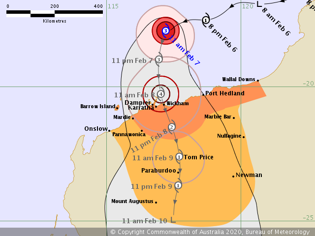 Australia Ciclone Damien