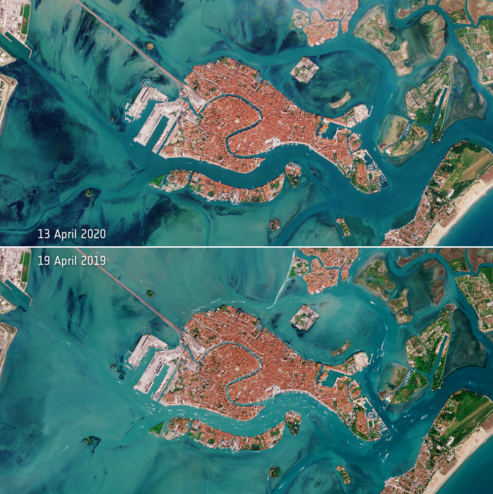 venezia lockdown satellite