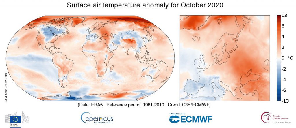 clima europa ottobre