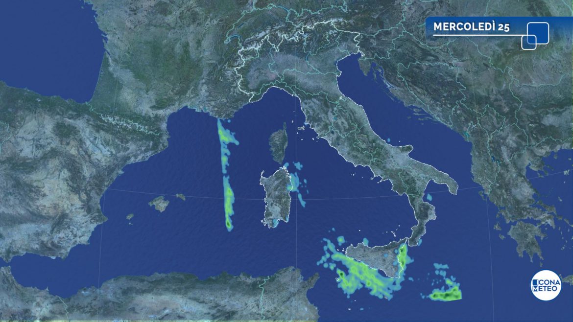 meteo mercoledì