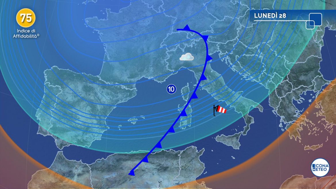 meteo lunedì