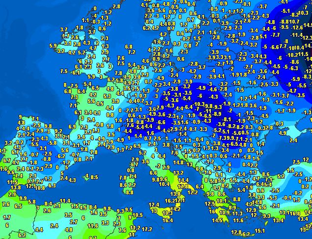 gelo europa freddo