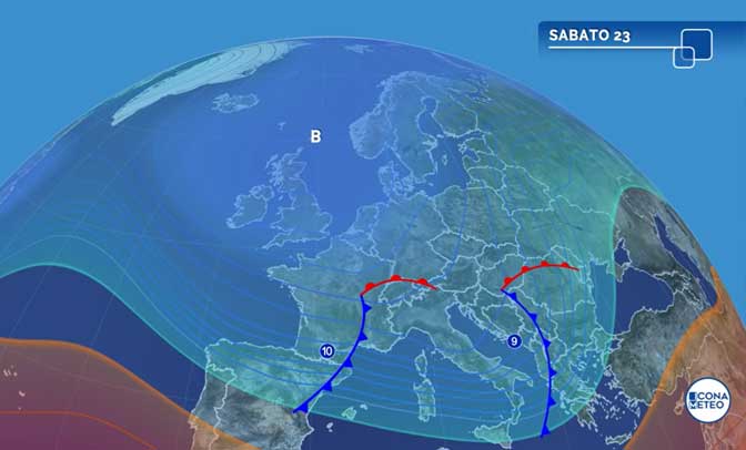 meteo sabato