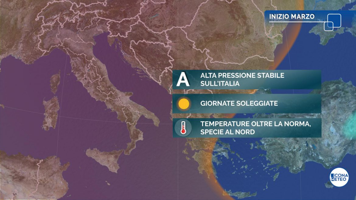 meteo inizio marzo