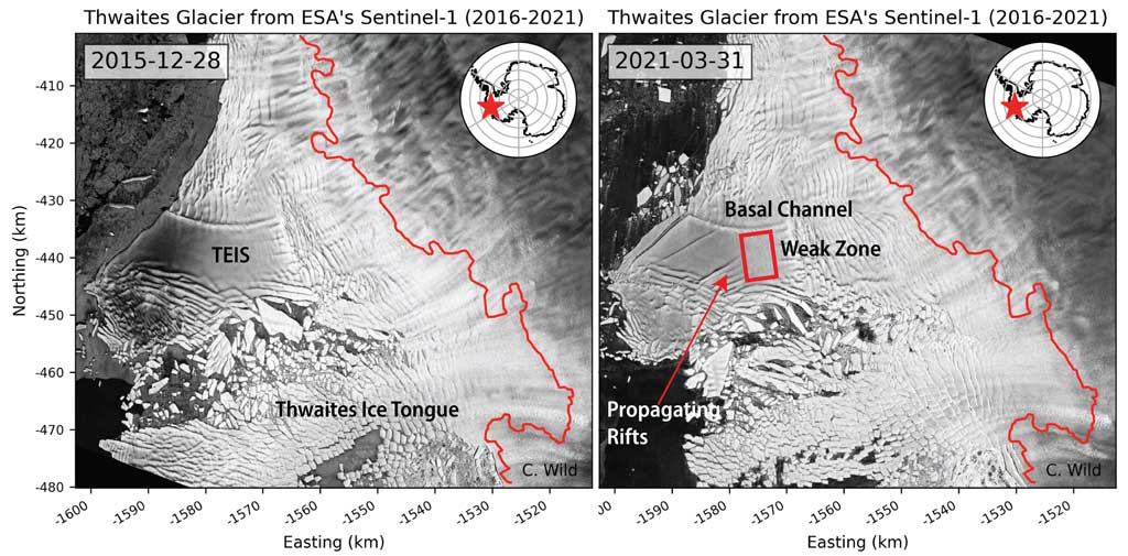 ghiacciaio dell'apocalisse Thwaites 
