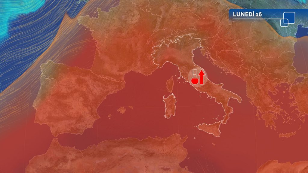 meteo lunedì