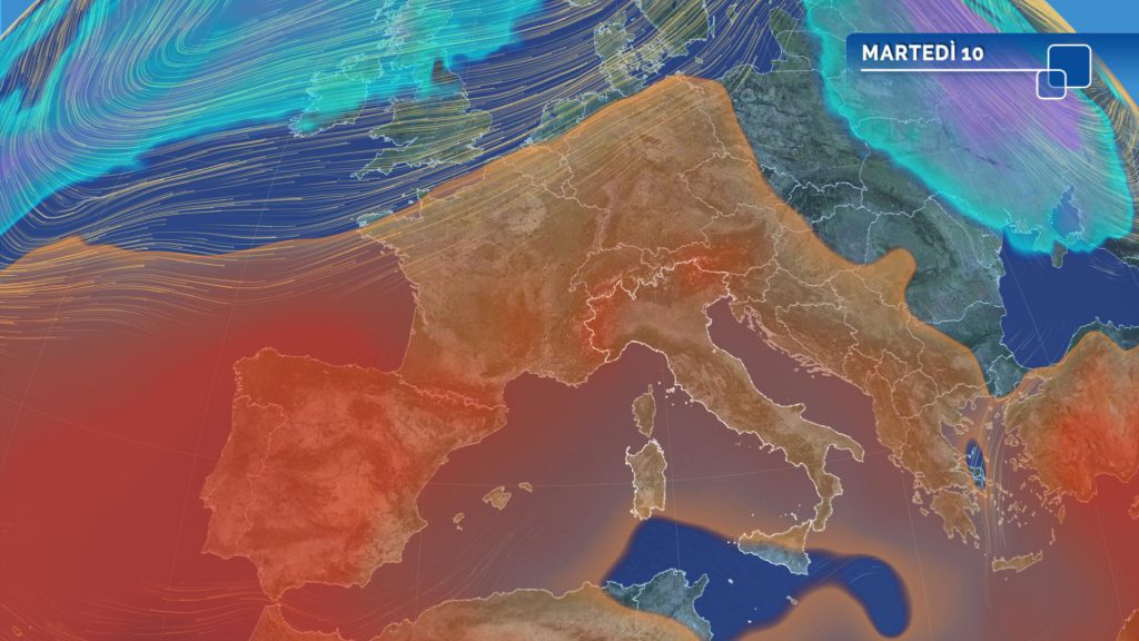 meteo martedì