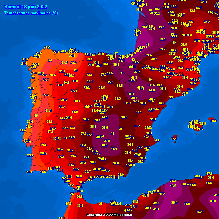 Spagna caldo