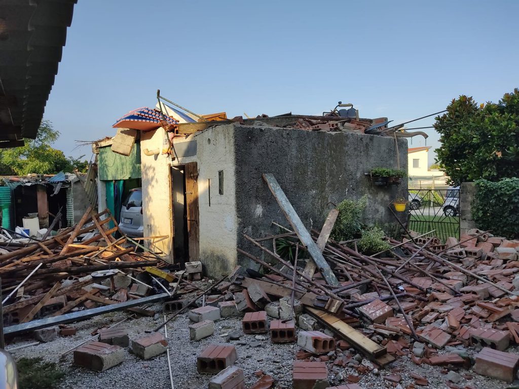 temporali grandine italia luglio