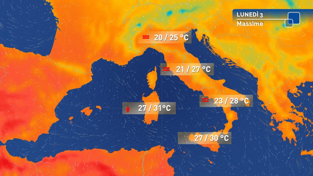 meteo ottobre caldo