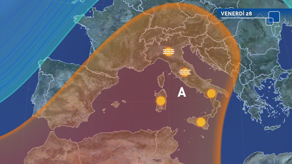 meteo caldo anomalo