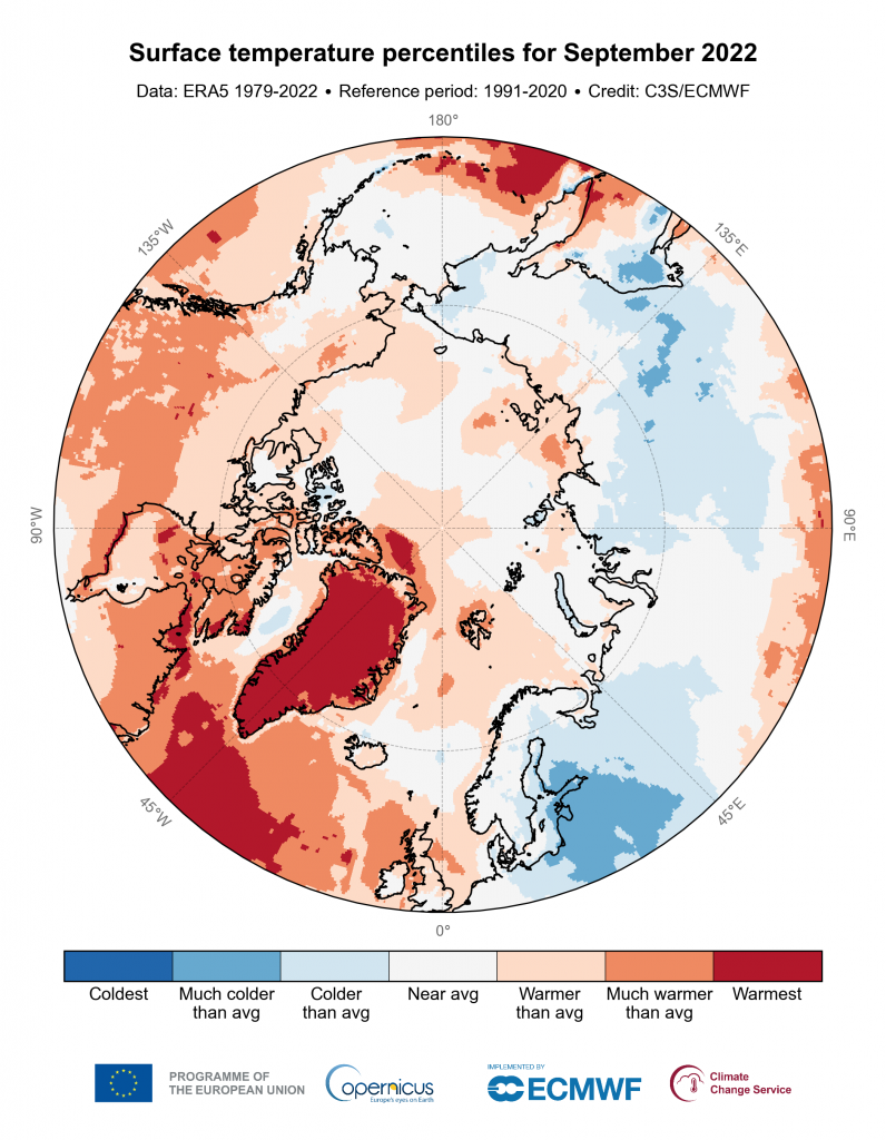 settembre freddo caldo groenlandia