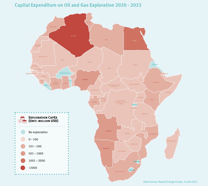 africa petrolio e gas