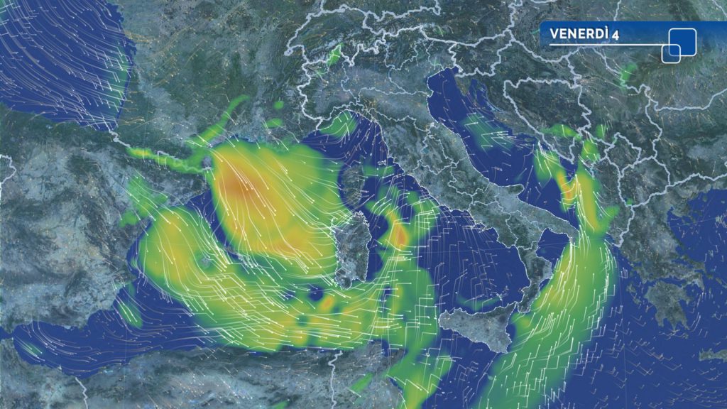 meteo pioggia vento neve