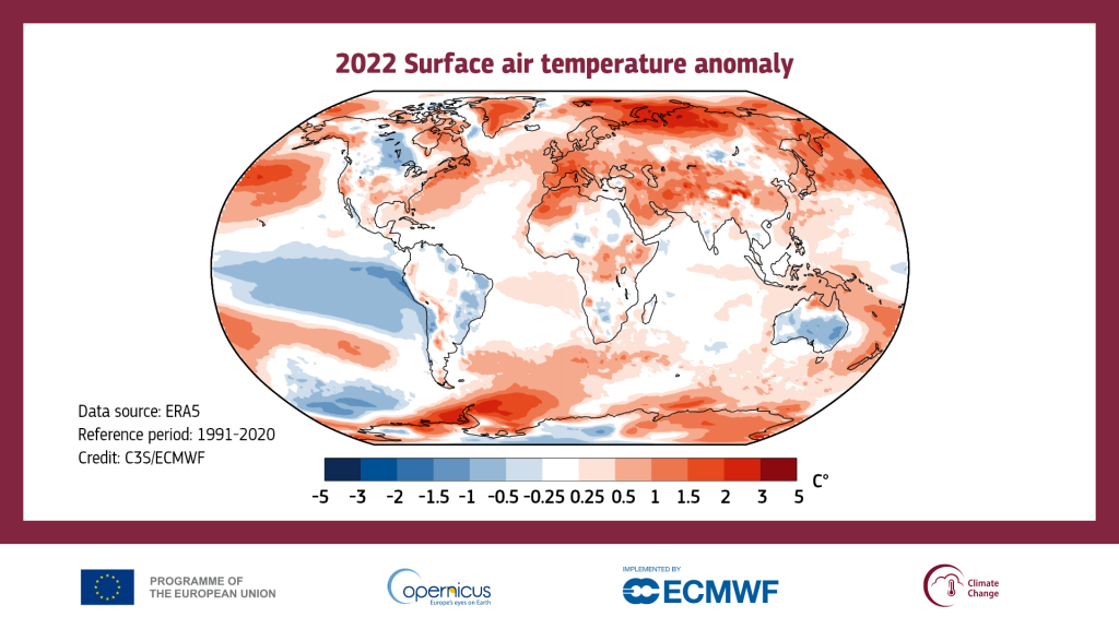 2022 caldo europa mondo