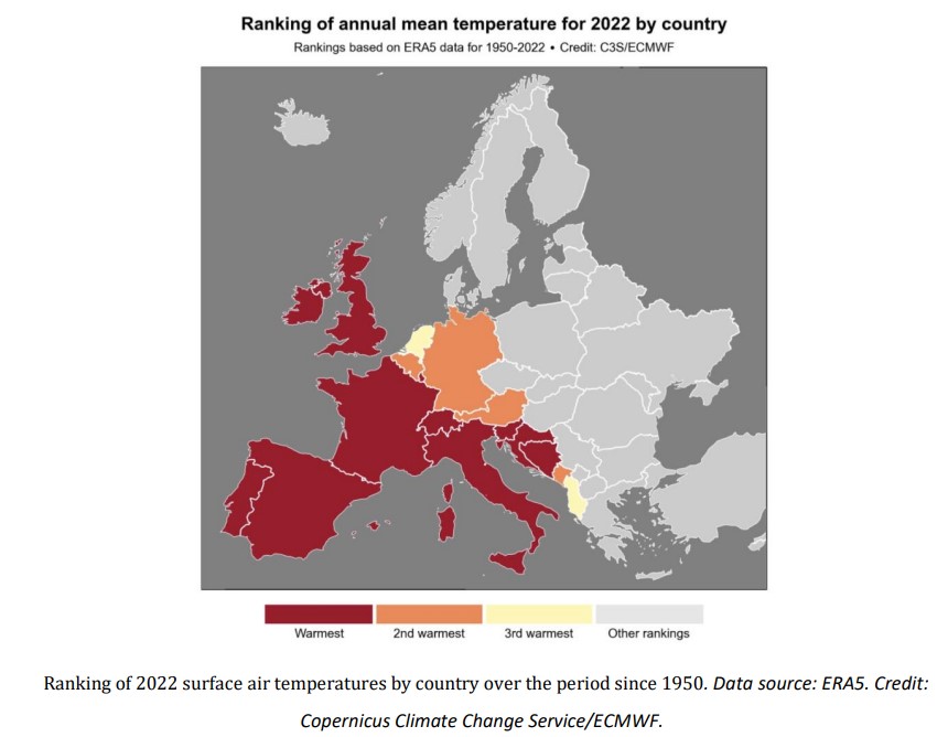 2022 caldo europa