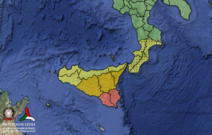 medicane helios sicilia maltempo allerta meteo rossa