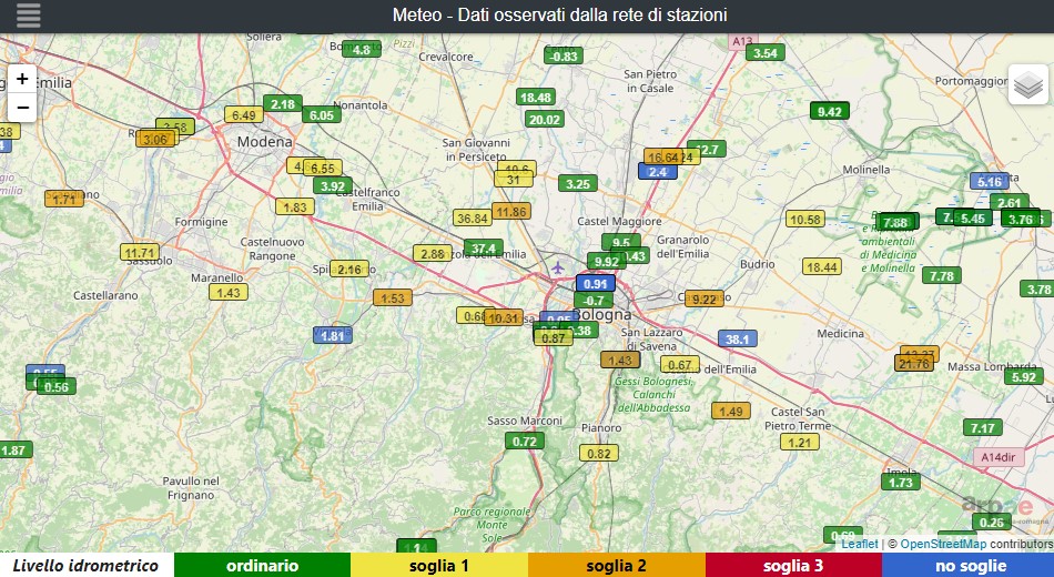 maltempo emilia romagna fiumi allerta meteo