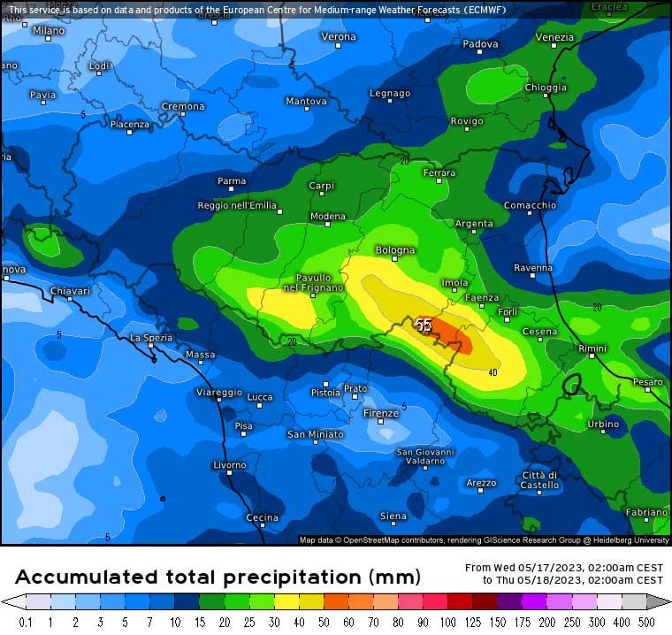 alluvione emilia romagna oggi