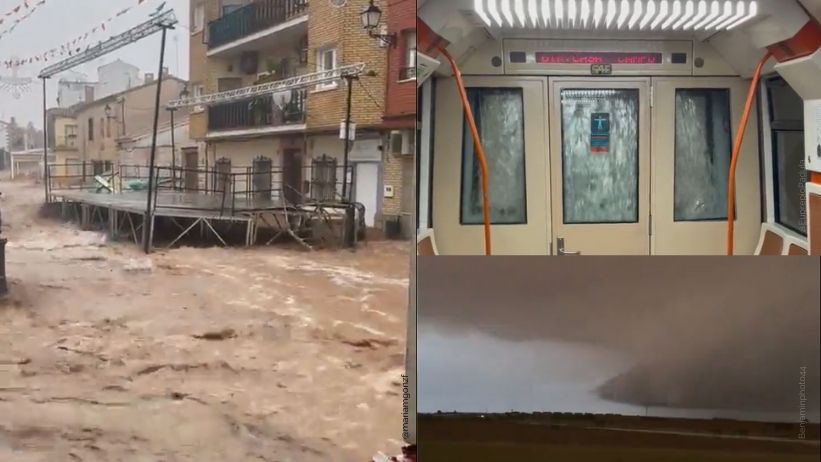 DANA sobre España, inundaciones en Madrid y Toledo
