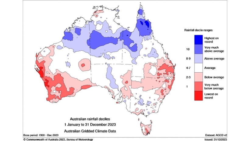 clima australia precipitazioni