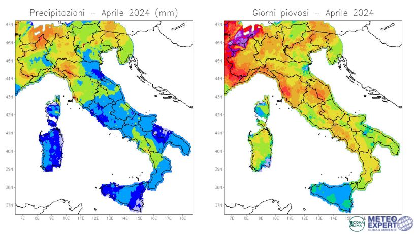 aprile 2024 pioggia freddo