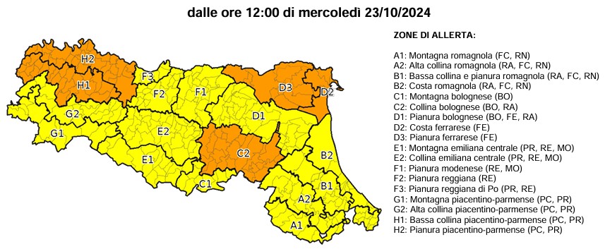 piena del po allerta emilia romagna