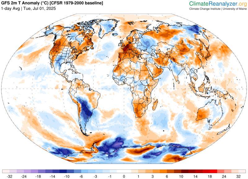 Clima estremo - gelo senza precedenti in Sud America