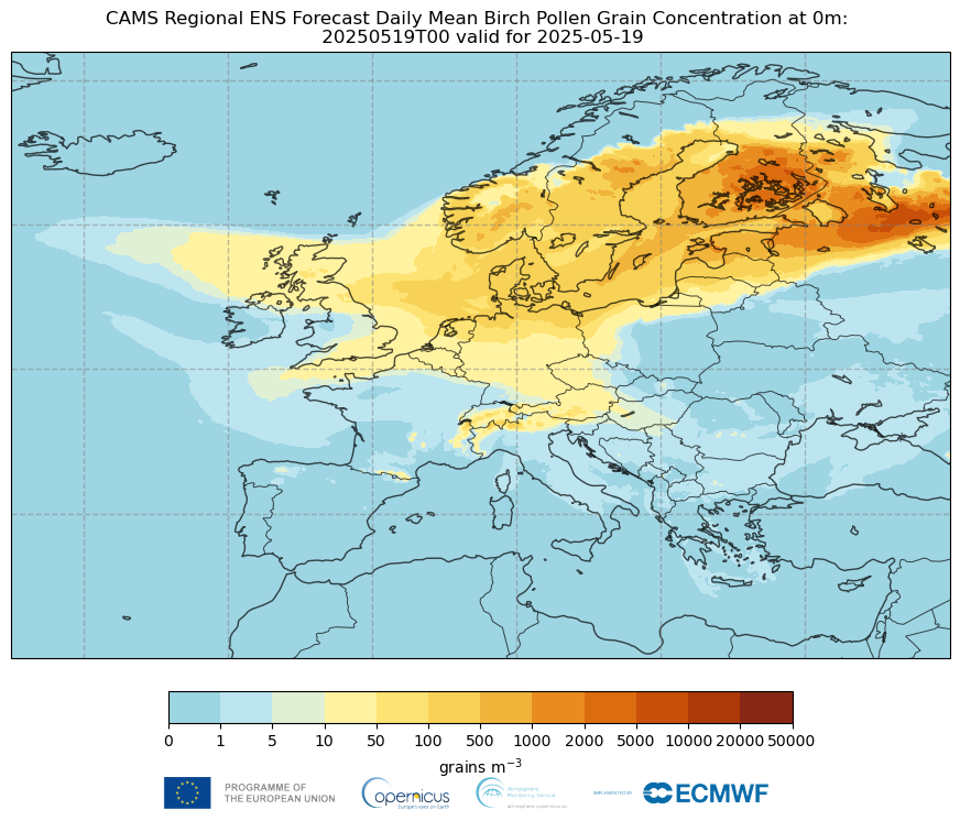 clima polline