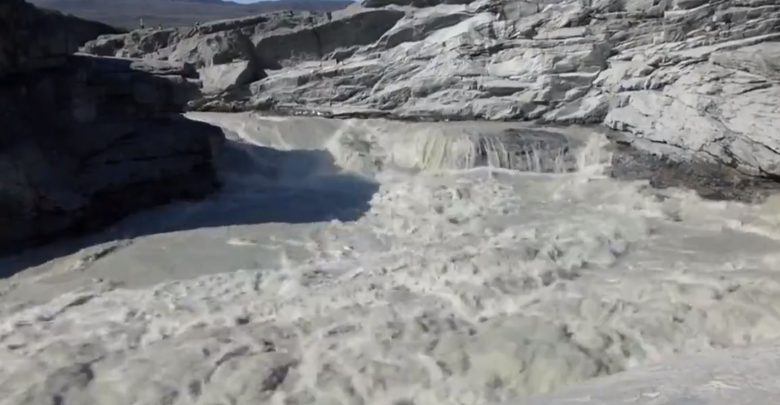 fiume ghiaccio groenlandia