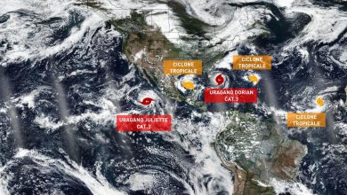 Non solo Dorian: nella zona ci sono tre cicloni tropicali e un altro uragano