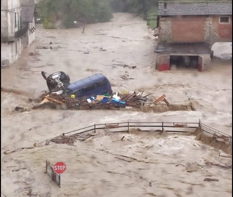 Alessandria alluvione pioggia Genova dati