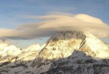nube lenticolare cervino