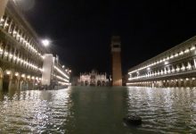 venezia allagata marea acqua alta