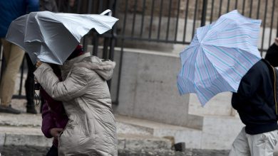 Roma maltempo vento