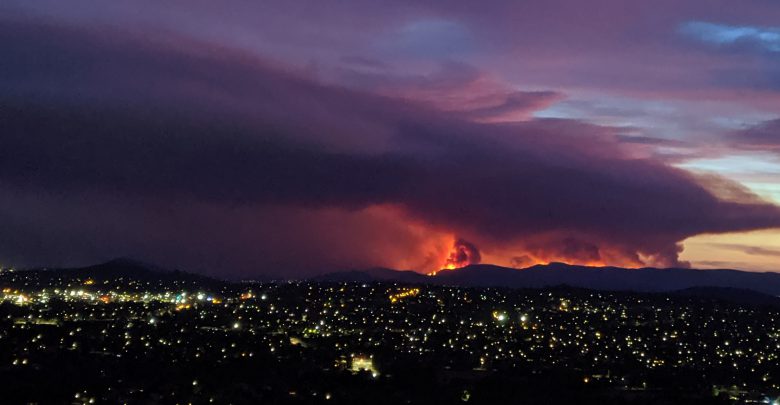 incendi australia canberra