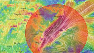 spagna tempesta gloria neve vento