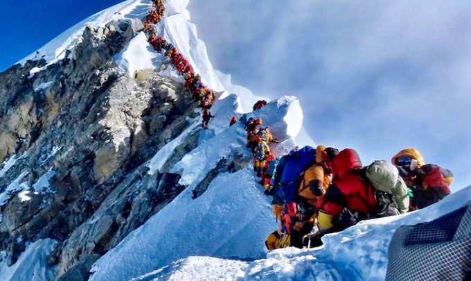 everest spazzatura rifiuti