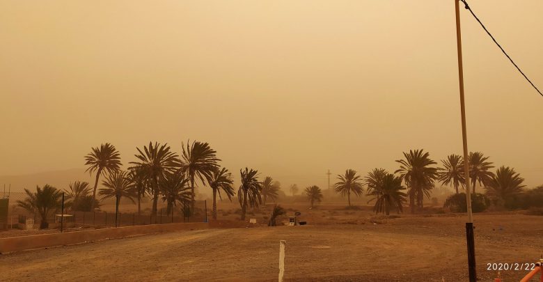 canarie vento sabbia