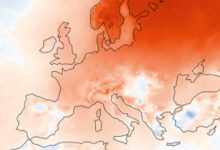 europa caldo gennaio