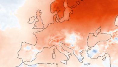 europa caldo gennaio