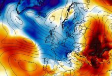 Europa caldo neve
