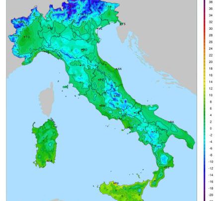 freddo gelo Italia