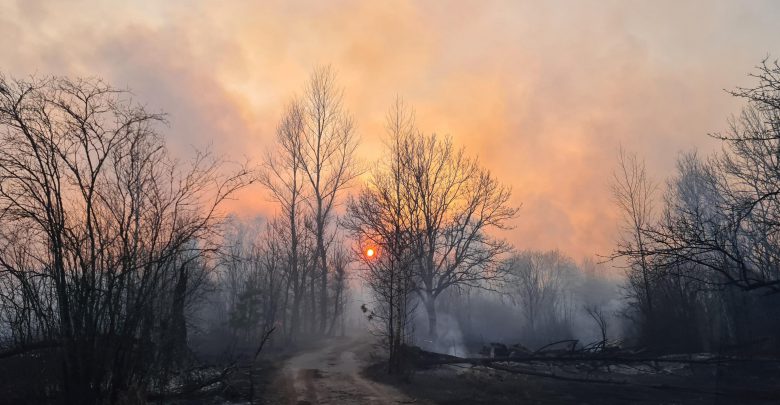 Chernobyl Ucraina incendio