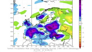 giugno 2020 clima noaa