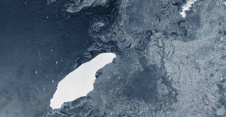 iceberg più grande del mondo georgia del sud