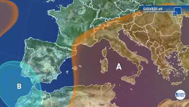 meteo giovedì