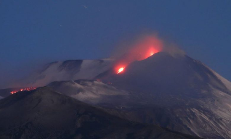 Etna eruzione 13-14 dicembre