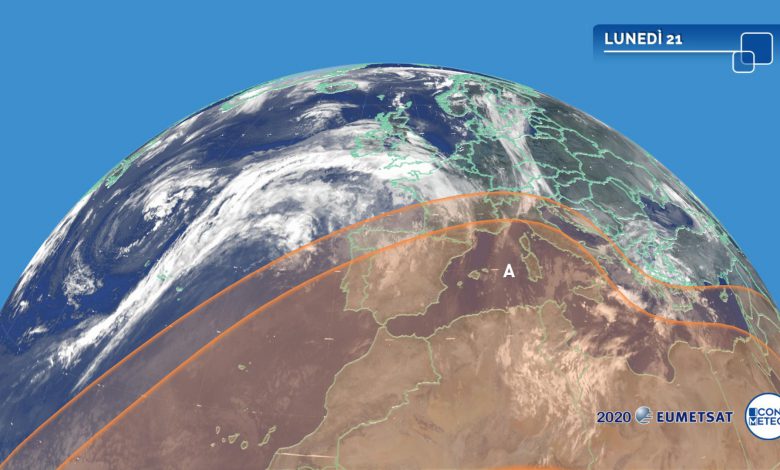 meteo lunedì 21 dicembre